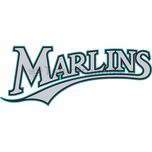 Miami Marlins T-shirts Iron On Transfers N1690 - Click Image to Close